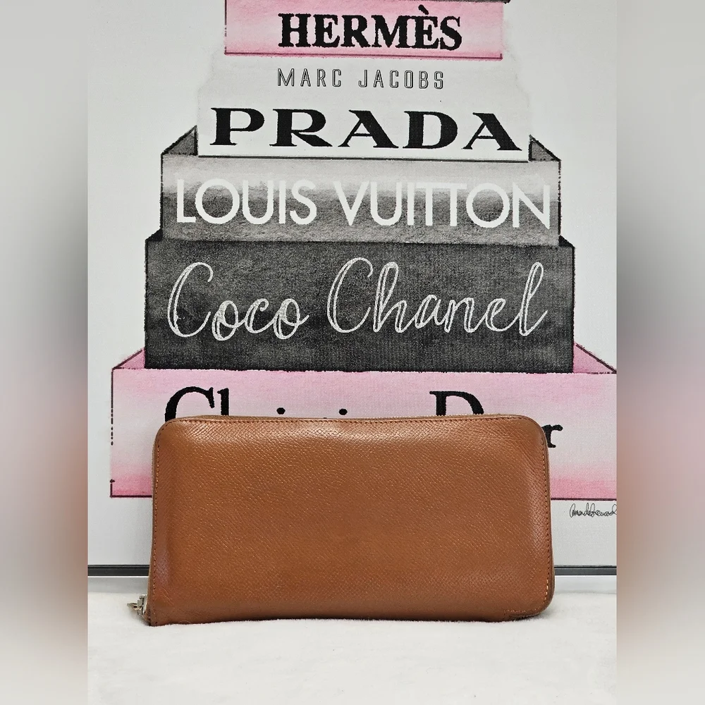 🔥🔥 Hermes all leather zippy wallet